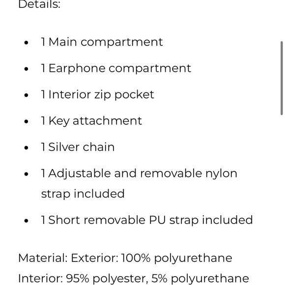 NWT Lambert Andy black quilted vegan leather 3 in 1 bag - Picture 7 of 14